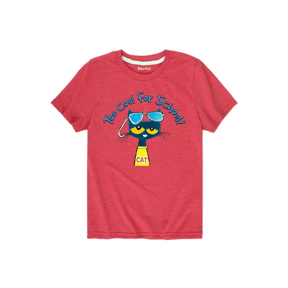 Pete The Cat - Too Cool For School Multi - Toddler Short Sleeve Graphic T-Shirt