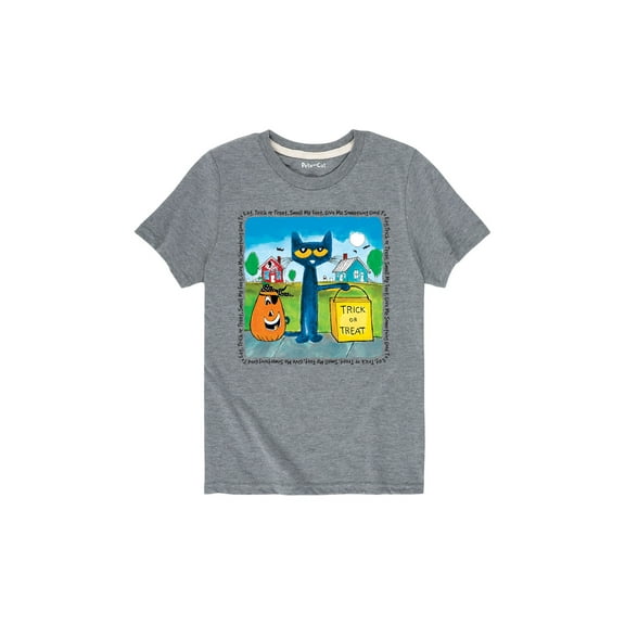 Pete The Cat - Trick Or Treat - Toddler Short Sleeve Graphic T-Shirt