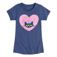 thumbnail image 1 of Pete The Cat - True Love - Toddler And Youth Girls Short Sleeve Graphic T-Shirt, 1 of 5