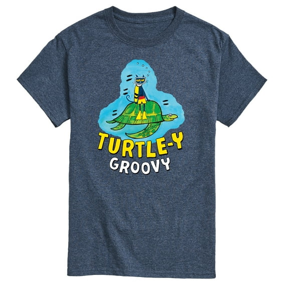 Pete The Cat - Turtle-y Groovy - Men's Short Sleeve Graphic T-Shirt