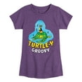 thumbnail image 1 of Pete The Cat - Turtle-y Groovy - Toddler And Youth Girls Short Sleeve Graphic T-Shirt, 1 of 6
