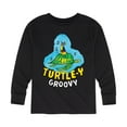 thumbnail image 1 of Pete The Cat - Turtle-y Groovy - Toddler And Youth Long Sleeve Graphic T-Shirt, 1 of 6