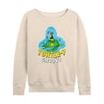 thumbnail image 1 of Pete The Cat - Turtle-y Groovy - Women's Lightweight French Terry Long Sleeve Shirt, 1 of 6