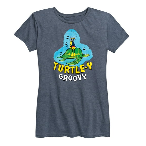 Pete The Cat - Turtle-y Groovy - Women's Short Sleeve Graphic T-Shirt