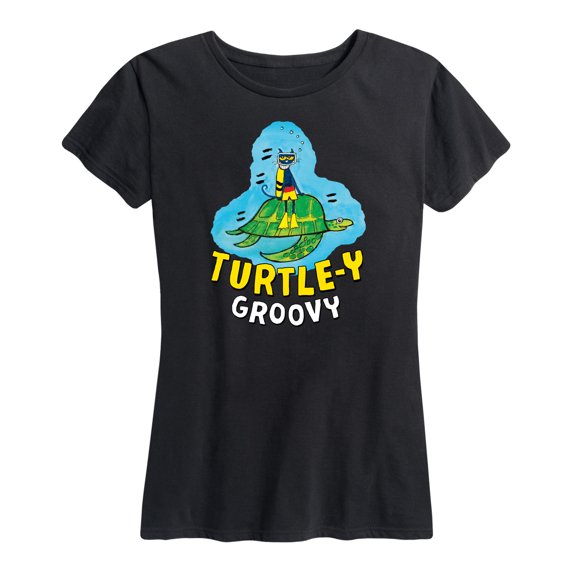 Pete The Cat - Turtle-y Groovy - Women's Short Sleeve Graphic T-Shirt