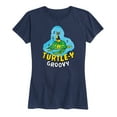 thumbnail image 1 of Pete The Cat - Turtle-y Groovy - Women's Short Sleeve Graphic T-Shirt, 1 of 6