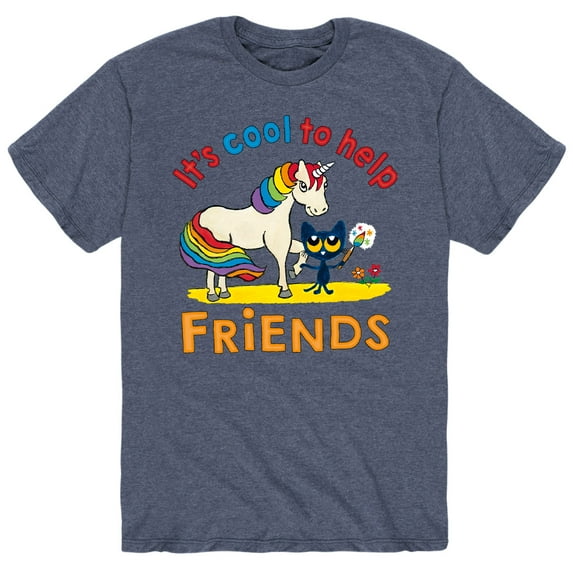 Pete The Cat - Unicorn Color - Men's Short Sleeve Graphic T-Shirt