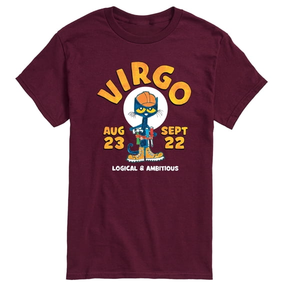 Pete The Cat - Virgo - Men's Short Sleeve Graphic T-Shirt