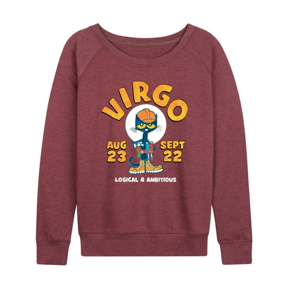 Pete The Cat - Virgo - Women's French Terry Long Sleeve Shirt