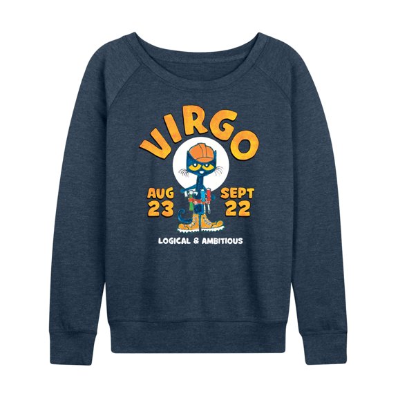 Pete The Cat - Virgo - Women's French Terry Long Sleeve Shirt