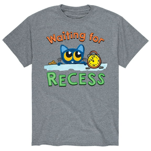 Pete The Cat - Waiting For Recess - Men's Short Sleeve Graphic T-Shirt