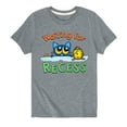 thumbnail image 1 of Pete The Cat - Waiting For Recess - Toddler And Youth Short Sleeve Graphic T-Shirt, 1 of 5