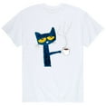 thumbnail image 1 of Pete The Cat - With Coffee - Men's Short Sleeve Graphic T-Shirt, 1 of 5
