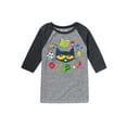 thumbnail image 1 of Pete The Cat - With School Stuff - Youth Raglan, 1 of 5