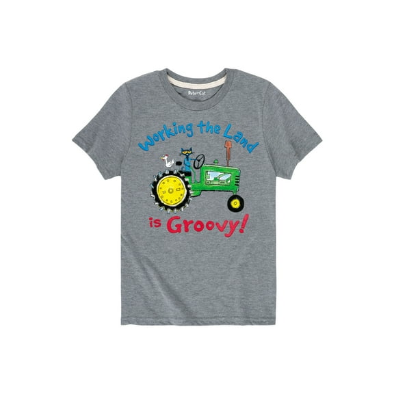 Pete The Cat - Working The Land - Toddler Short Sleeve Graphic T-Shirt