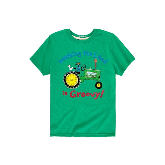 Pete The Cat - Working The Land - Toddler Short Sleeve Graphic T-Shirt