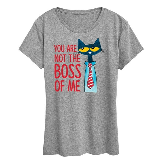 Pete The Cat - You Are Not The Boss Of Me - Women's Short Sleeve Graphic T-Shirt