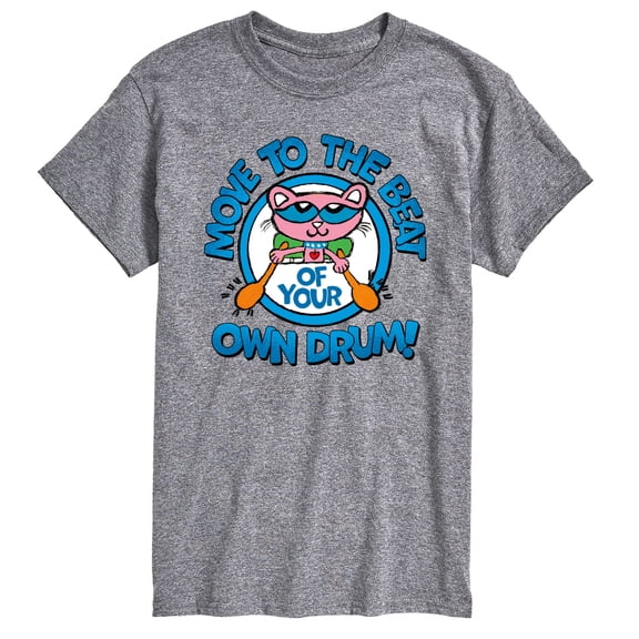 Pete The Cat - Your Own Drum - Men's Short Sleeve Graphic T-Shirt