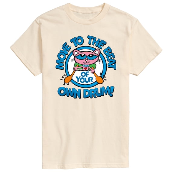 Pete The Cat - Your Own Drum - Men's Short Sleeve Graphic T-Shirt