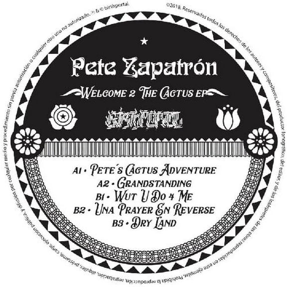 Pete Zapatron - Welcome 2 The Cactus - Music & Performance - Vinyl
