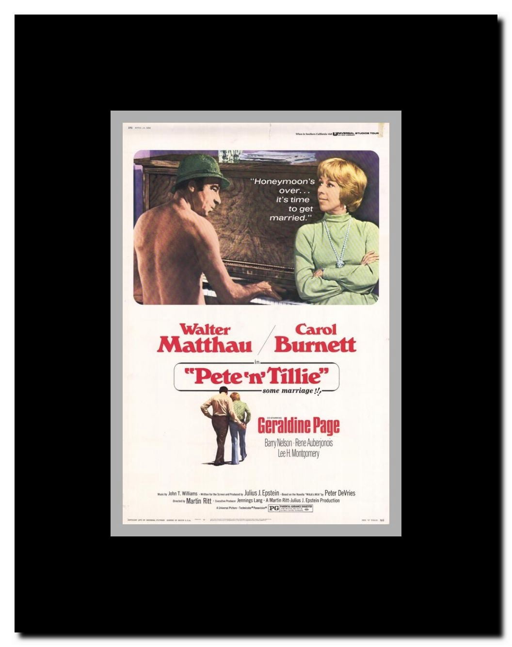 Pete 'n' Tillie Framed Movie Poster