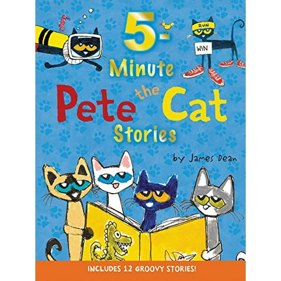 Pre-Owned Pete the Cat: 5-Minute Pete the Cat Stories: Includes 12 Groovy Stories! Paperback