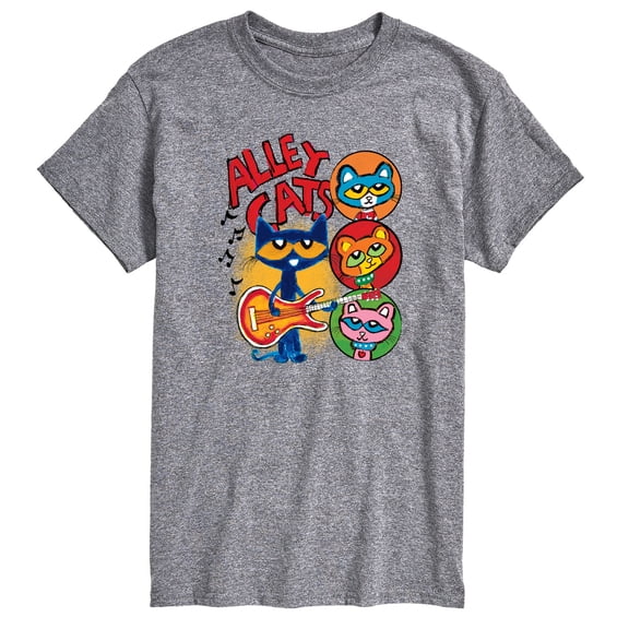 Pete the Cat - Alley Cats - Men's Short Sleeve Graphic T-Shirt