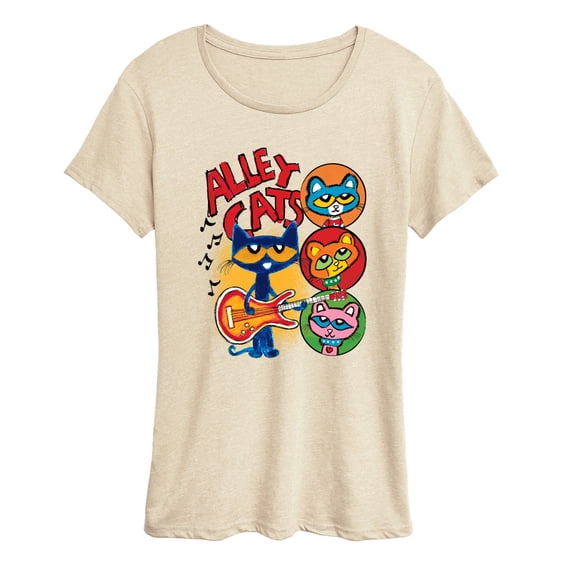 Pete the Cat - Alley Cats - Women's Short Sleeve Graphic T-Shirt
