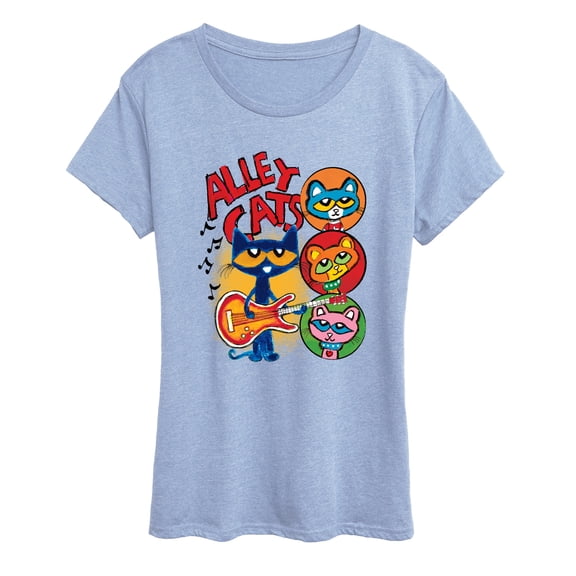Pete the Cat - Alley Cats - Women's Short Sleeve Graphic T-Shirt