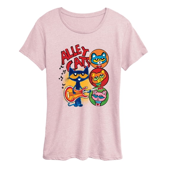 Pete the Cat - Alley Cats - Women's Short Sleeve Graphic T-Shirt