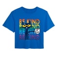 thumbnail image 1 of Pete the Cat - Be Kind Coffee - Juniors Cropped Graphic T-Shirt, 1 of 4
