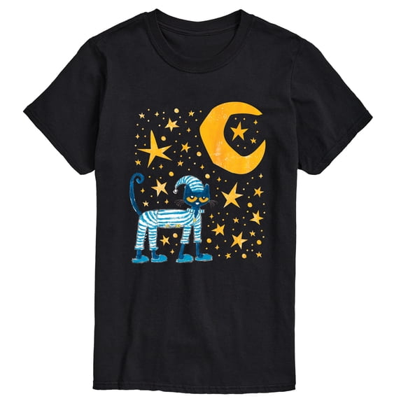 Pete the Cat - Bed Time Pajamas Short Sleeve Graphic T-Shirt