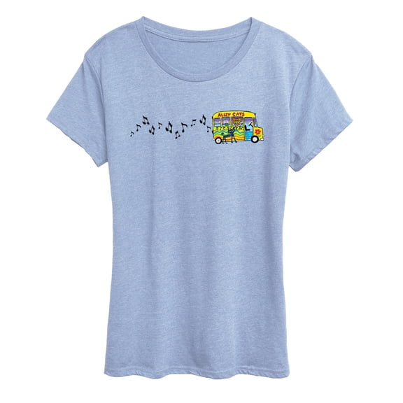 Pete the Cat - Bus - Women's Short Sleeve Graphic T-Shirt
