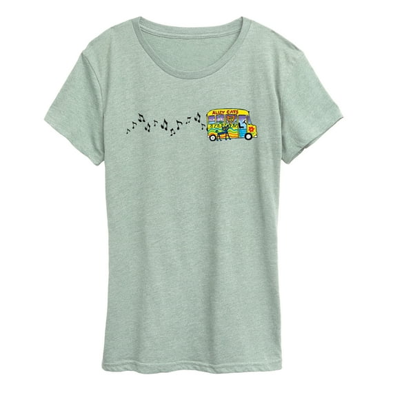 Pete the Cat - Bus - Women's Short Sleeve Graphic T-Shirt