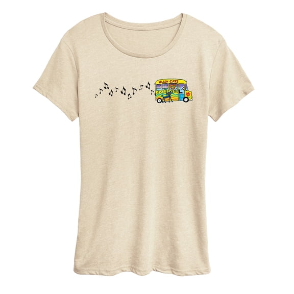 Pete the Cat - Bus - Women's Short Sleeve Graphic T-Shirt