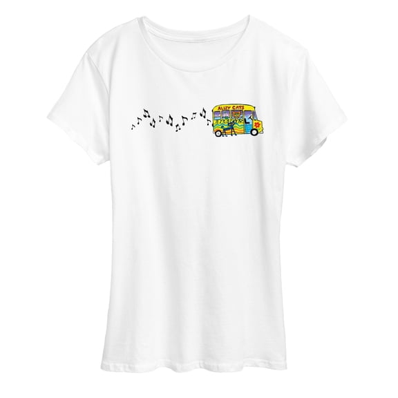 Pete the Cat - Bus - Women's Short Sleeve Graphic T-Shirt