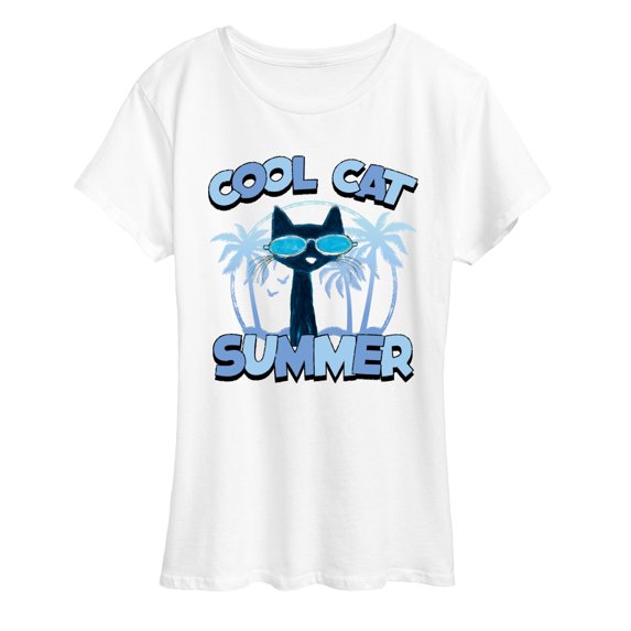 Pete the Cat - Cool Cat Summer - Women's Short Sleeve Graphic T-Shirt