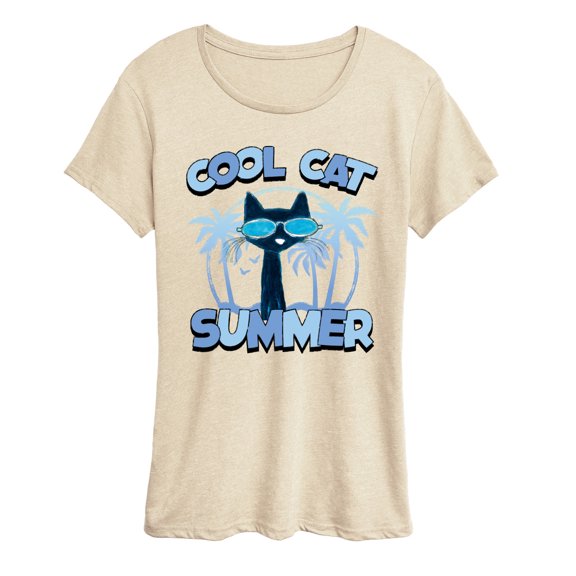 Pete the Cat - Cool Cat Summer - Women's Short Sleeve Graphic T-Shirt