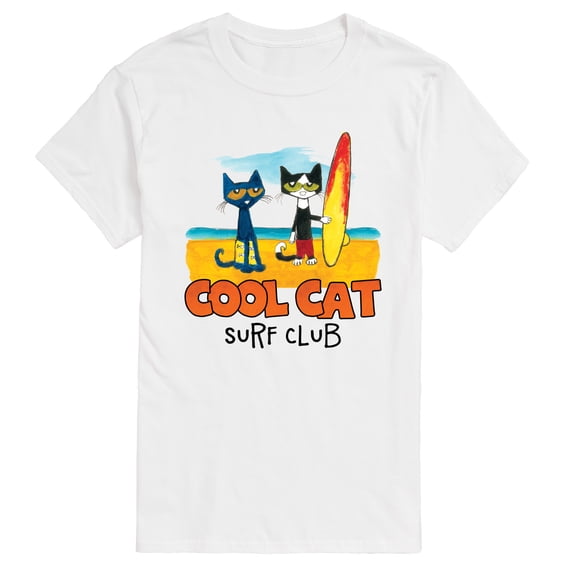 Pete the Cat - Cool Cat Surf Club - Men's Short Sleeve Graphic T-Shirt