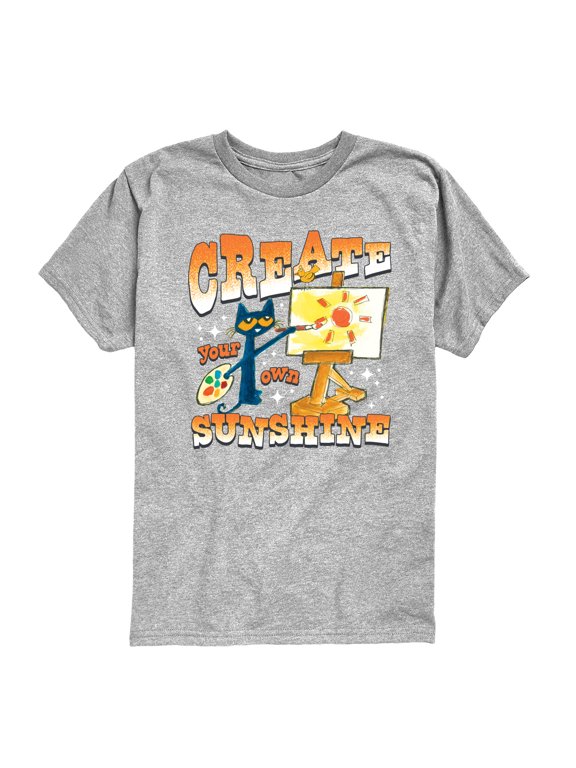 - Create Your Own Sunshine - Youth Boys Short Sleeve Graphic T-Shirt