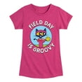 thumbnail image 1 of Pete the Cat - Field Day - Field Day Is Groovy - Gold Medal Champ - Toddler And Youth Girls Short Sleeve Graphic T-Shirt, 1 of 5