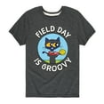 thumbnail image 1 of Pete the Cat - Field Day - Field Day Is Groovy - Gold Medal Champ - Toddler And Youth Short Sleeve Graphic T-Shirt, 1 of 5