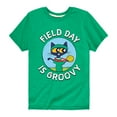 thumbnail image 1 of Pete the Cat - Field Day - Field Day Is Groovy - Gold Medal Champ - Toddler And Youth Short Sleeve Graphic T-Shirt, 1 of 5