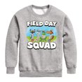 thumbnail image 1 of Pete the Cat - Field Day - Field Day Squad - Teammates - Toddler And Youth Crewneck Fleece Sweatshirt, 1 of 5