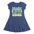 thumbnail image 1 of Pete the Cat - Field Day - Field Day Squad - Teammates - Toddler And Youth Girls Fit And Flare Dress, 1 of 1