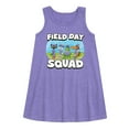 thumbnail image 1 of Pete the Cat - Field Day - Field Day Squad - Teammates - Toddler and Youth Girls A-line Dress, 1 of 4