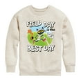 thumbnail image 1 of Pete the Cat - Field Day - Field Day is the Best Day - Crossing the Finish Line - Toddler And Youth Crewneck Fleece Sweatshirt, 1 of 5
