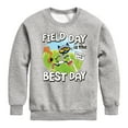thumbnail image 1 of Pete the Cat - Field Day - Field Day is the Best Day - Crossing the Finish Line - Toddler And Youth Crewneck Fleece Sweatshirt, 1 of 5