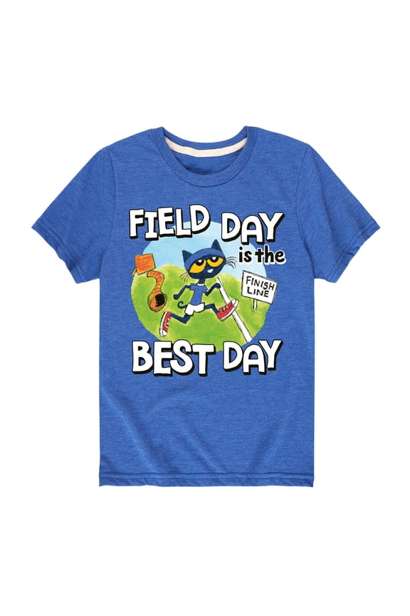 - Field Day - Field Day is the Best Day - Crossing the Finish Line - Toddler And Youth Short Sleeve Graphic T-Shirt