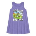 thumbnail image 1 of Pete the Cat - Field Day - Field Day is the Best Day - Crossing the Finish Line - Toddler and Youth Girls A-line Dress, 1 of 4